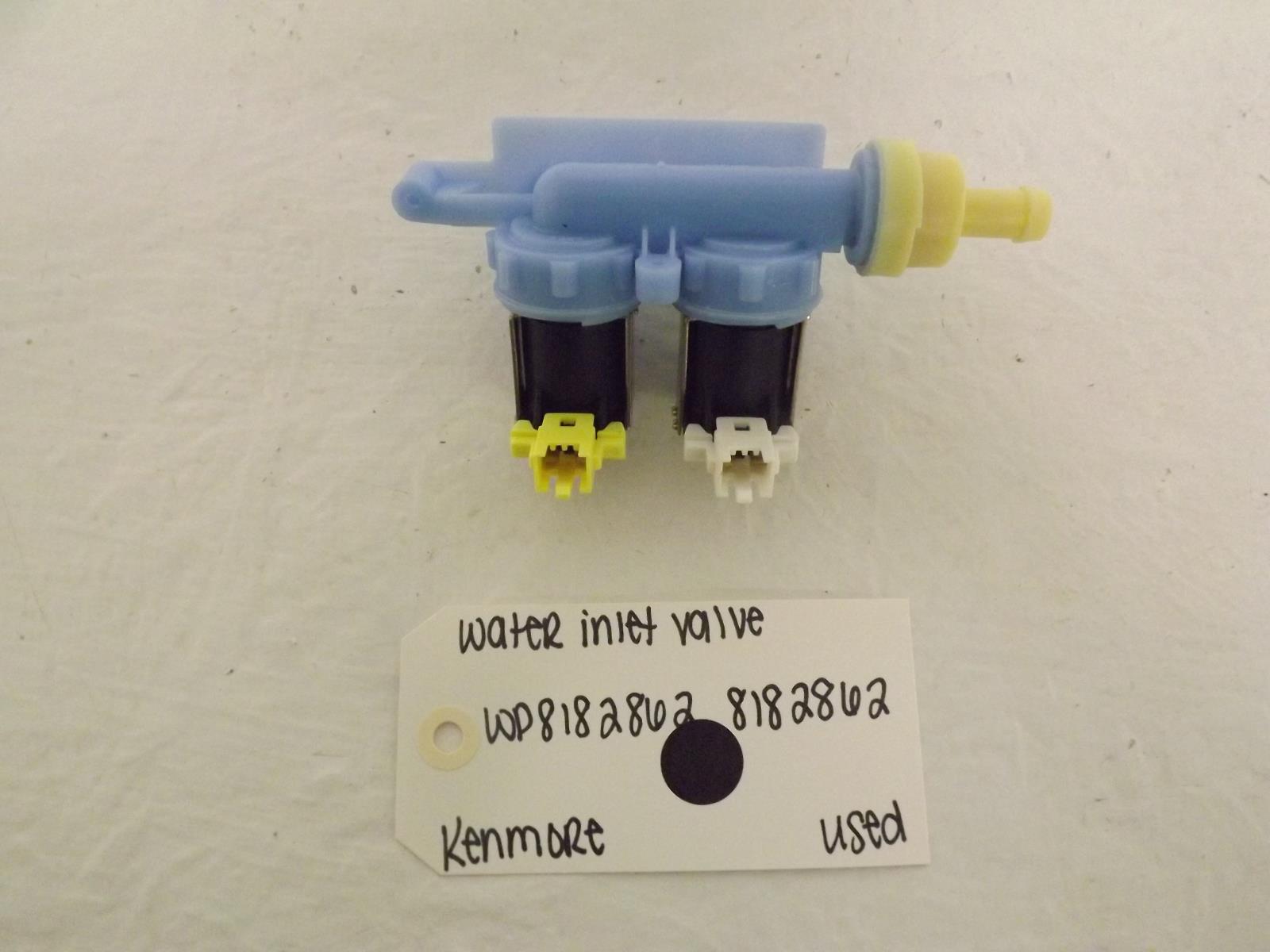 Kenmore Washer WP8182862 8182862 Water Inlet Valve Used Kenmore Washer WP8182862 8182862 Water Inlet Valve Used